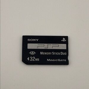 Sony PSP Memory Stick Duo 32MB Black and Gray